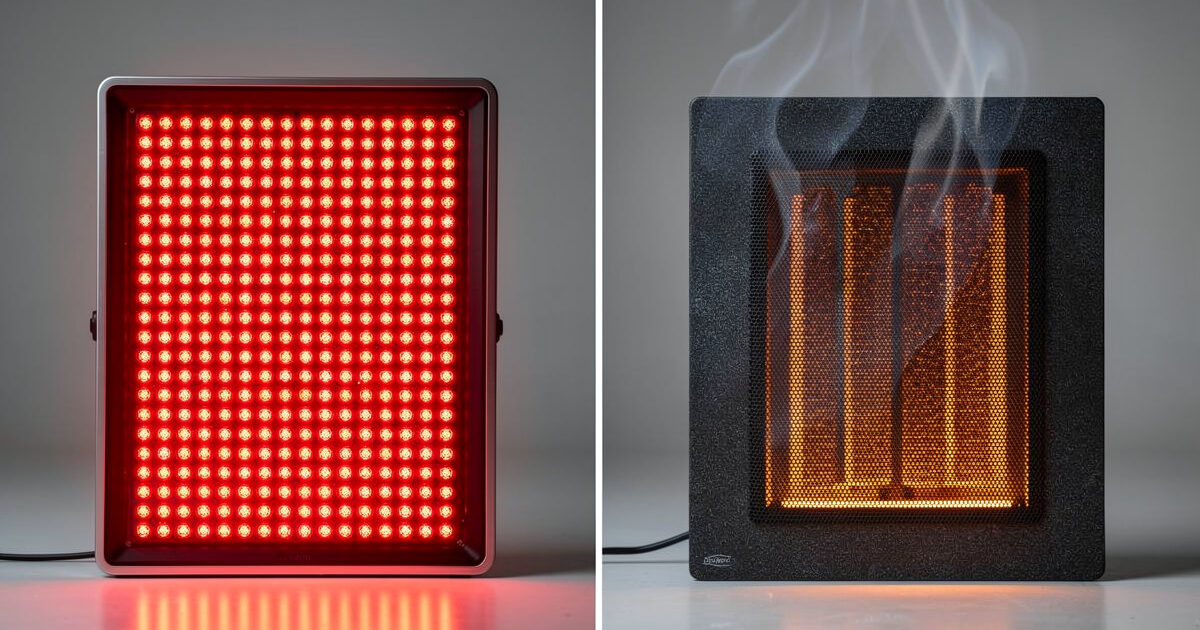 Red light vs infrared sauna