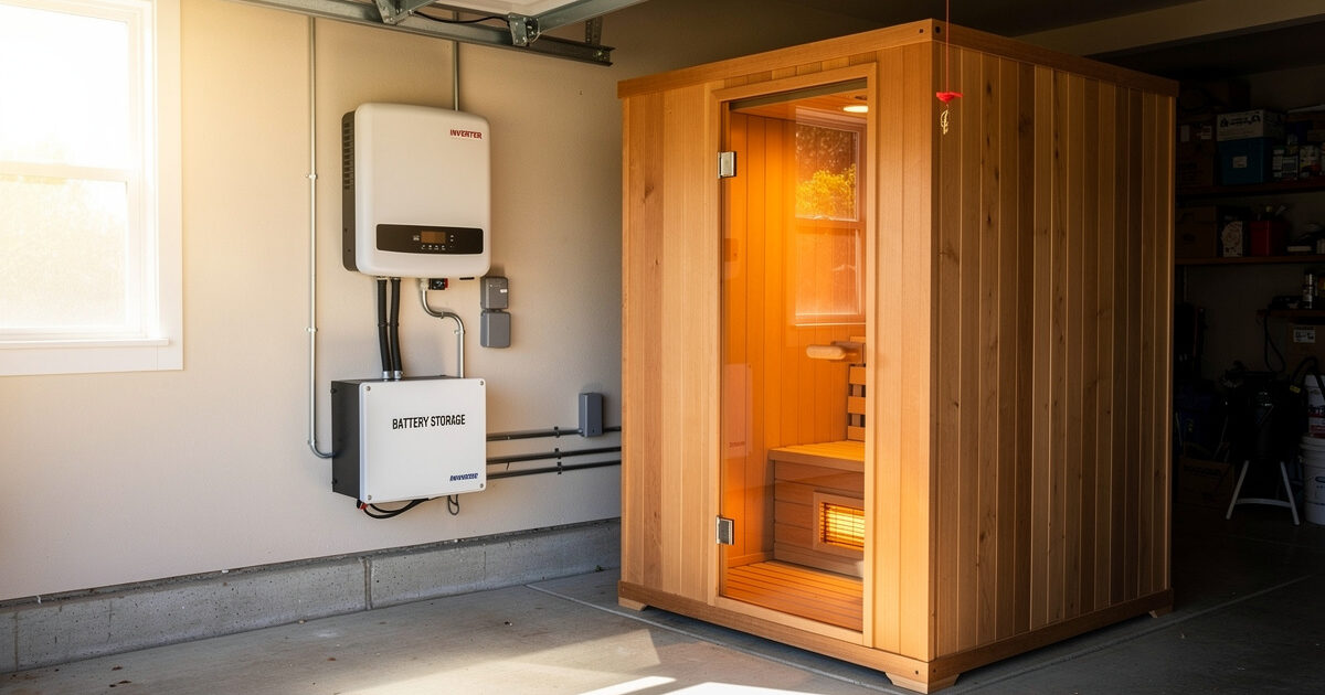 Sauna on Solar: Inverter Surge Capacity for Resistive Heat Loads