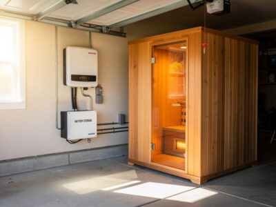 Sauna on Solar: Inverter Surge Capacity for Resistive Heat Loads