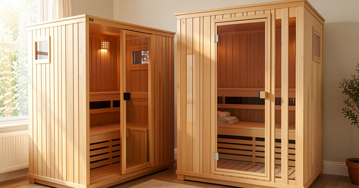 1 vs 2 vs 4 person infrared sauna