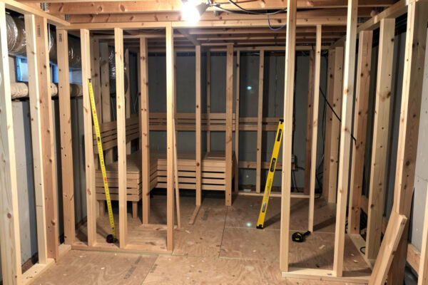 Building an Infrared Sauna Room From Scratch: Frame to Finish