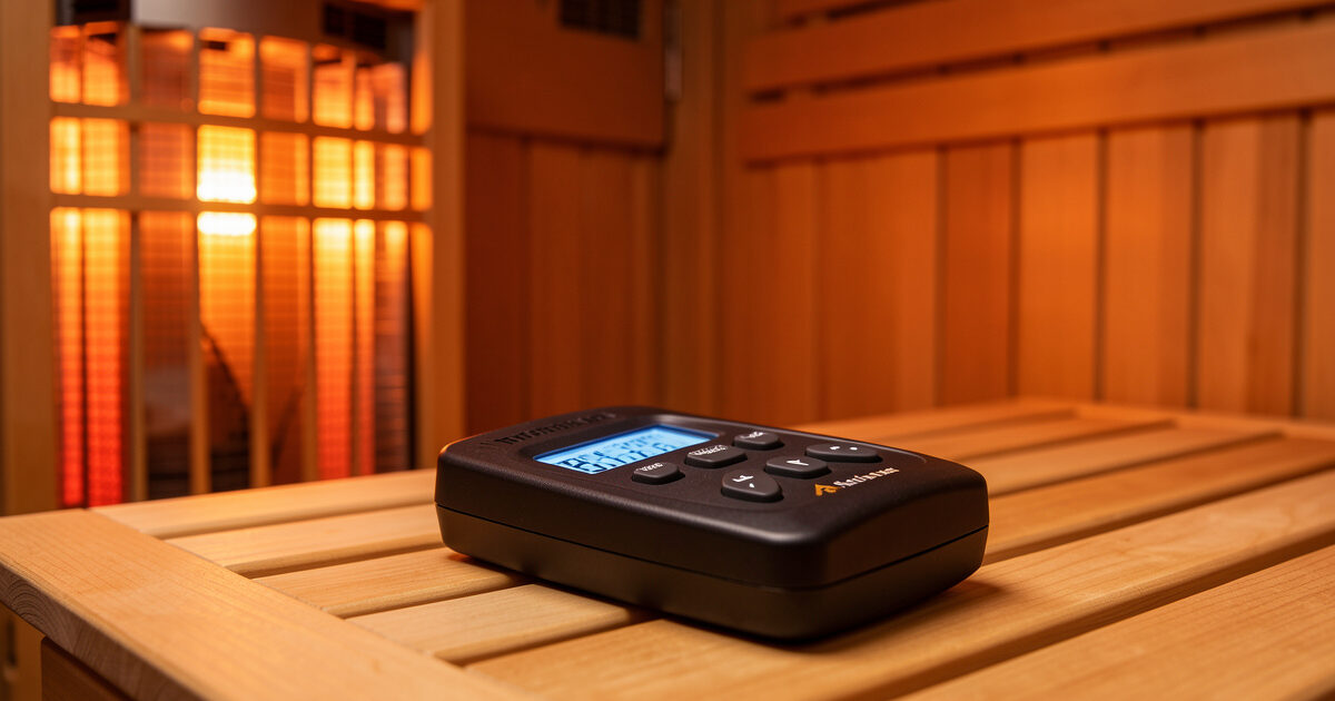Checking EMF on a used infrared sauna