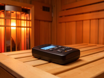 Checking EMF on a used infrared sauna