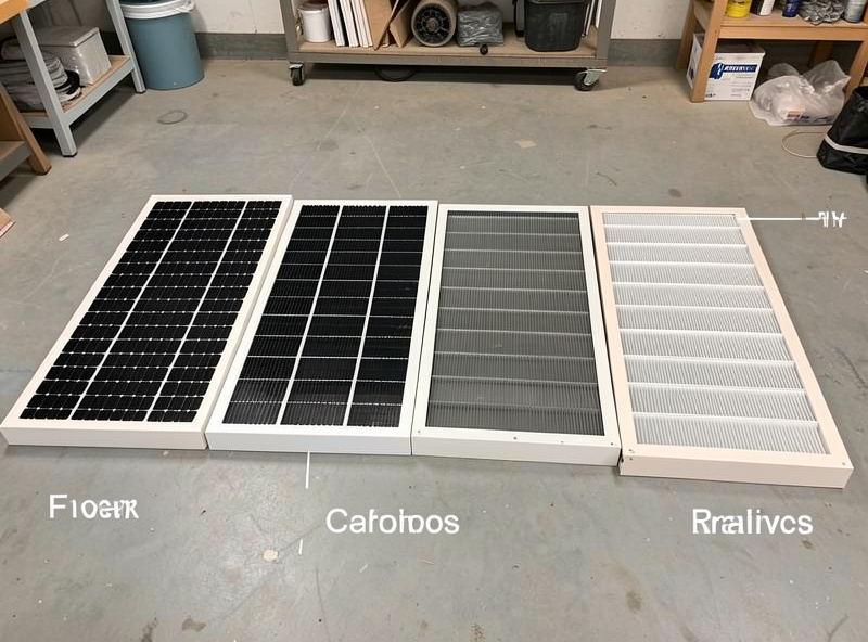 A row of carbon and ceramic infrared sauna heater panels laid out before installation