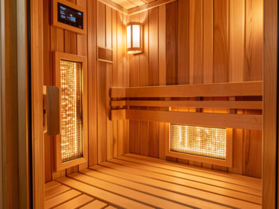 Sweat more in an infrared sauna