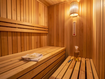 Infrared sauna wood care and replacement parts representing ongoing ownership costs