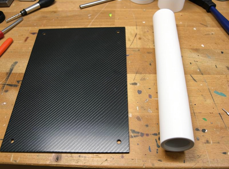 Close-up comparison of a carbon-fiber infrared heater panel and a ceramic rod emitter
