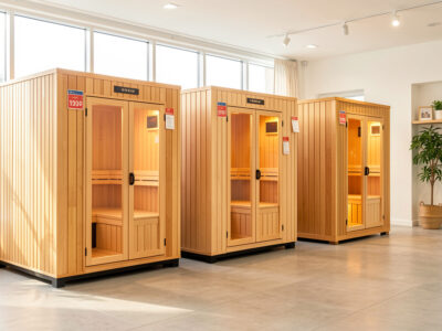 Infrared saunas from one-person to four-person cabins compared on price
