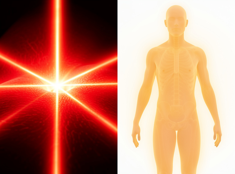 Comparison of concentrated near-infrared intensity on facing skin versus gentle even far-infrared warmth
