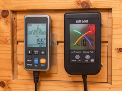 ELF vs RF in an infrared sauna