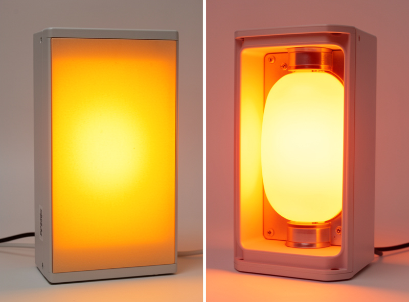 Comparison of a warm far-infrared carbon panel and a bright glowing near-infrared halogen emitter inside an infrared sauna