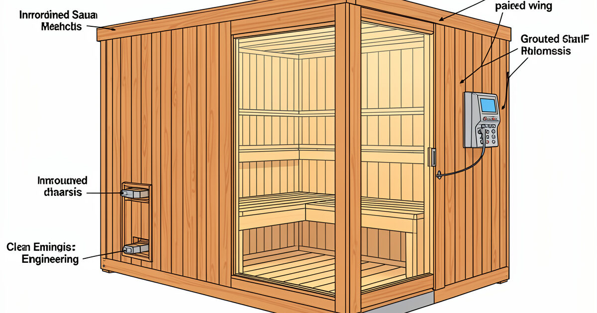 Infrared sauna EMF shielding
