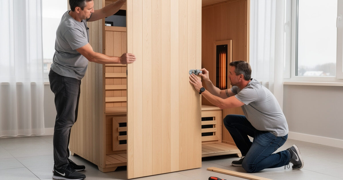 Assemble an infrared sauna