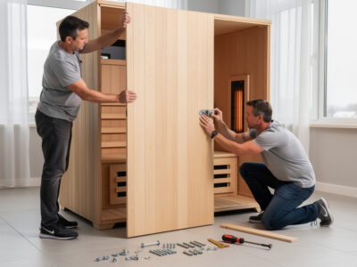 Assemble an infrared sauna