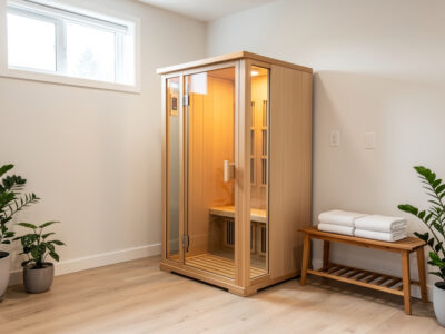 Where to install an infrared sauna