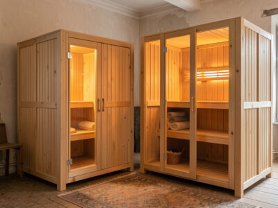 Prefab vs custom infrared sauna