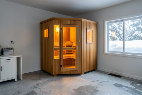 Garage Infrared Sauna in Freezing Weather: What Holds Heat