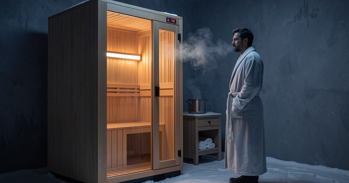 Why my infrared sauna takes longer to preheat in winter